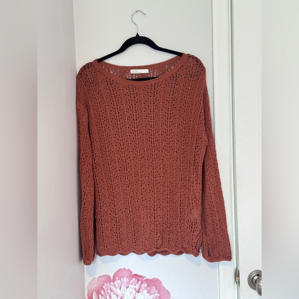 Oak+Fort open knit shirt